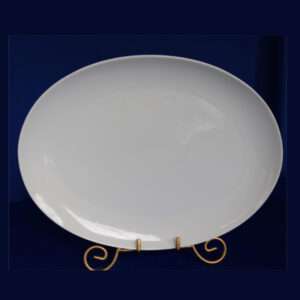 #109  OVAL COUPE PLATTER 14 1/4 in. ( Buy 6 or more discounted at checkout)